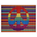 LA Fun Rugs FT-105 Groovy Peace Fun Time Collection