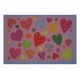 LA Fun Rugs FT-127 Pink Hearts Fun Time Collection