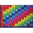 LA Fun Rugs FT-142 Addition Fun Time Collection - 6' 8" x 10'