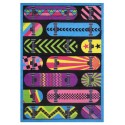 LA Fun Rugs FT-71 Gnarly Boards Fun Time Collection