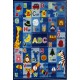 LA Fun Rugs FT-95 Letters & Names Fun Time Collection - 39" x 58"