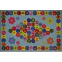 LA Fun Rugs FT-97 Happy Learning Fun Time Collection
