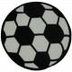 LA Fun Rugs FTS-007 Soccerball Fun Time Shape Collection - 39" RD