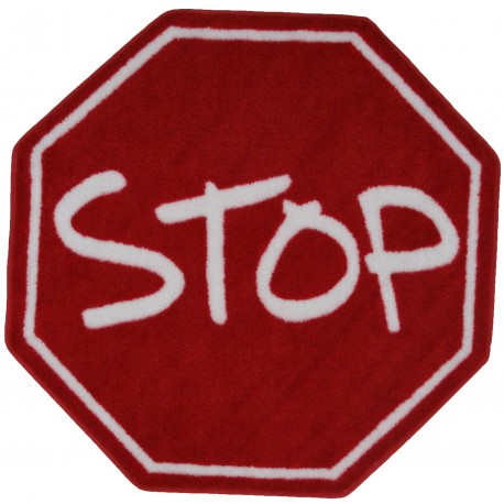 LA Fun Rugs FTS-029 Stop Sign Fun Time Shape Collection - 39" RD