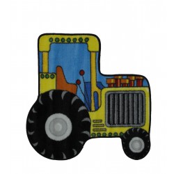 LA Fun Rugs FTS-134 Tractor Fun Time Shape Collection - 31" x 31"