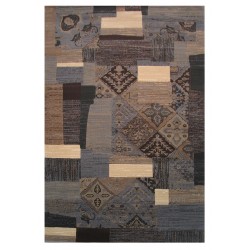 LA Rug 4352-90 Steel Pattern Palazzo Collection