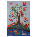 LA Fun Rugs FT-51 Birds of Paradise Fun Time Collection