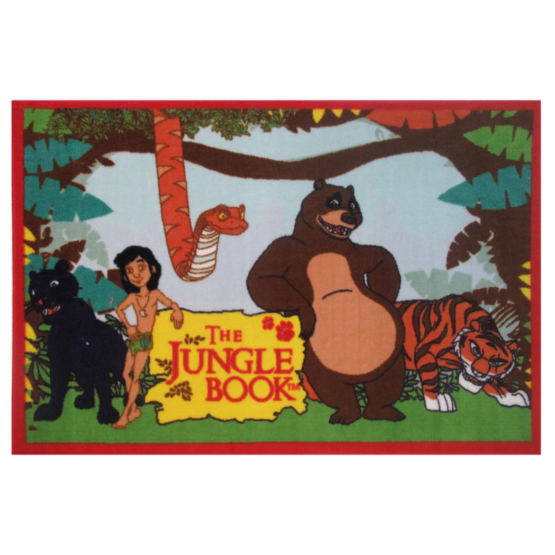 LA Fun Rugs JB-623 Let's Go Jungle Book Collection - 39 x 58