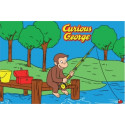 LA Fun Rugs CG-01 George Fishing Curious George Collection