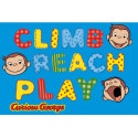 LA Fun Rugs CG-02 George Climb Reach Play Curious George Collection