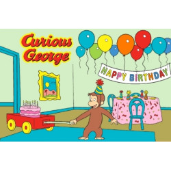 LA Fun Rugs CG-03 Birthday Curious George Collection